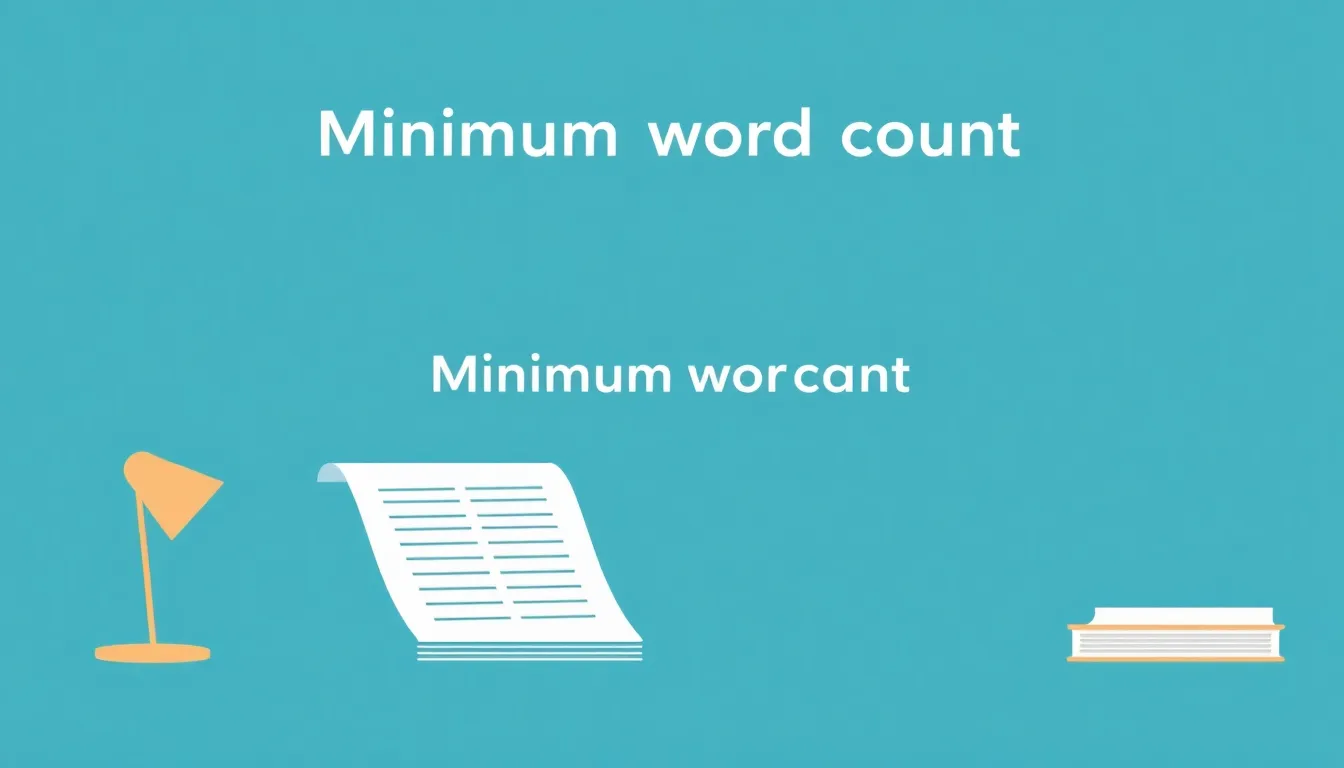 Minimum word count