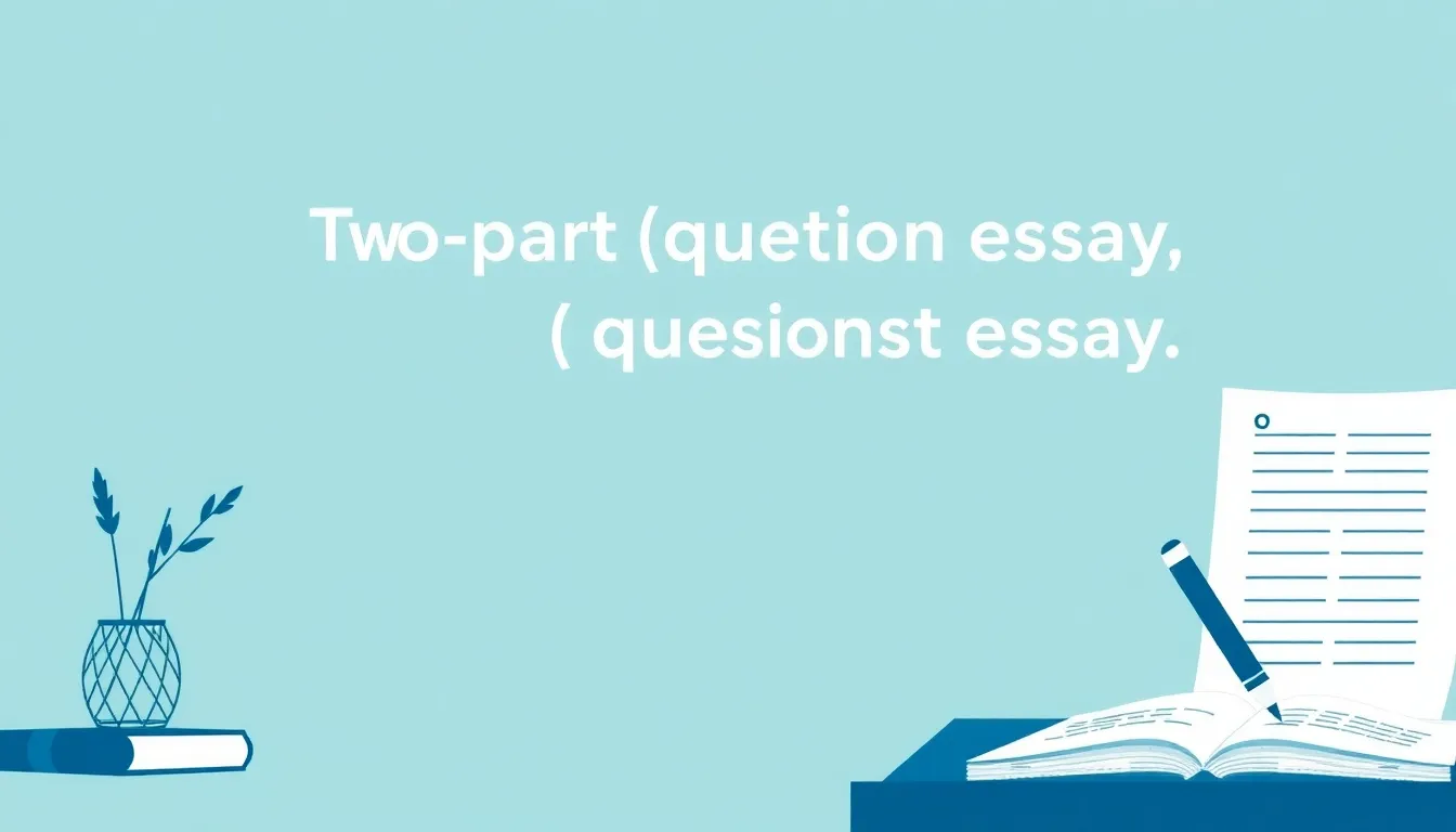 Two-part (double) question essay