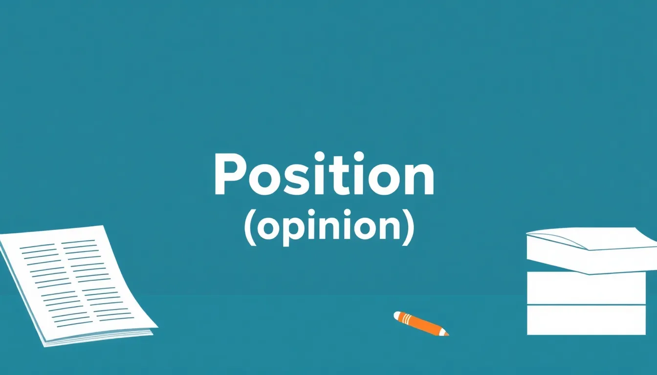 Position (opinion)