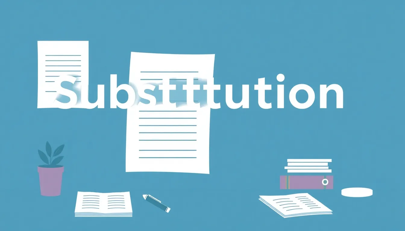 替代 (Substitution)