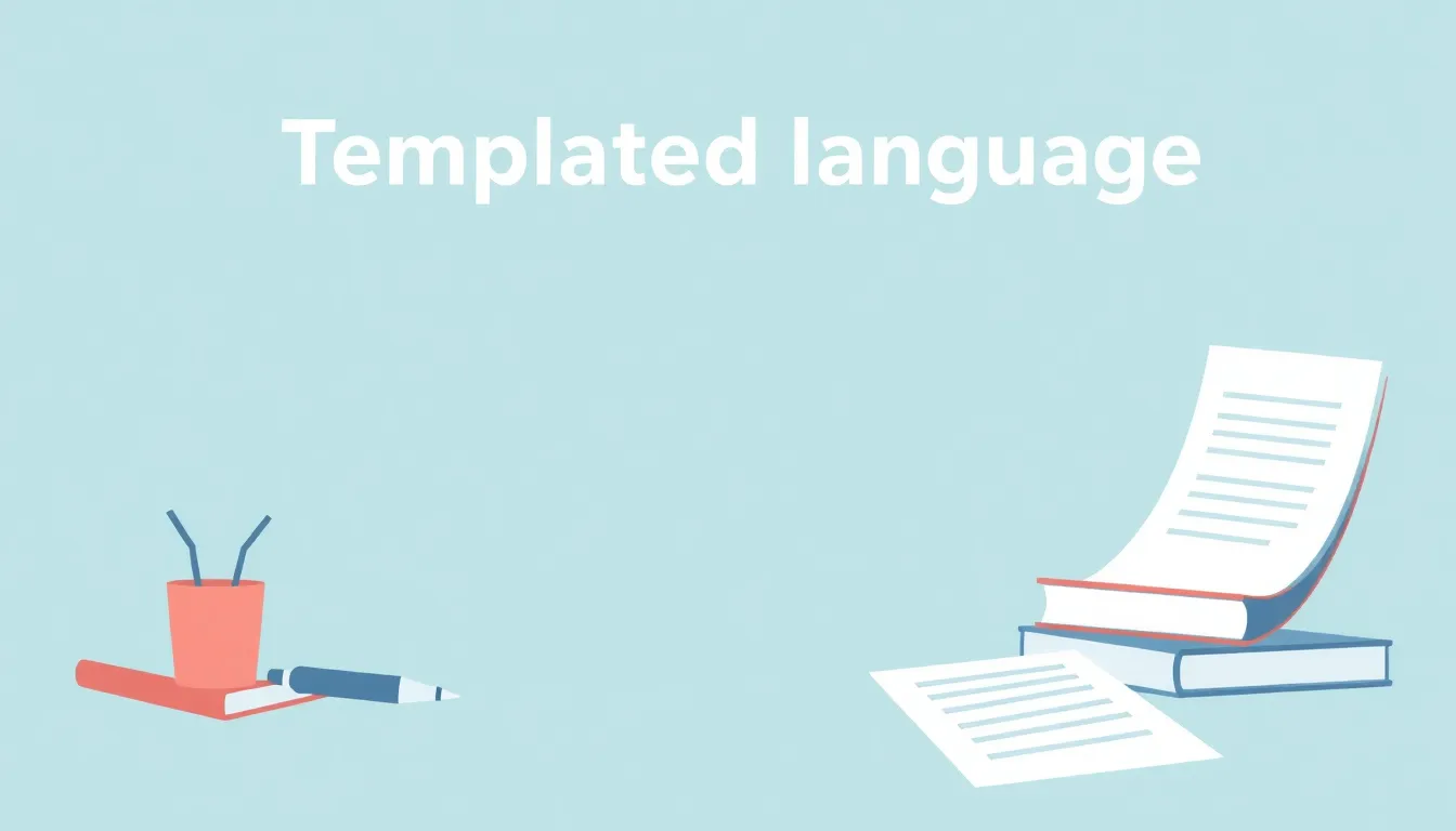 Templated language