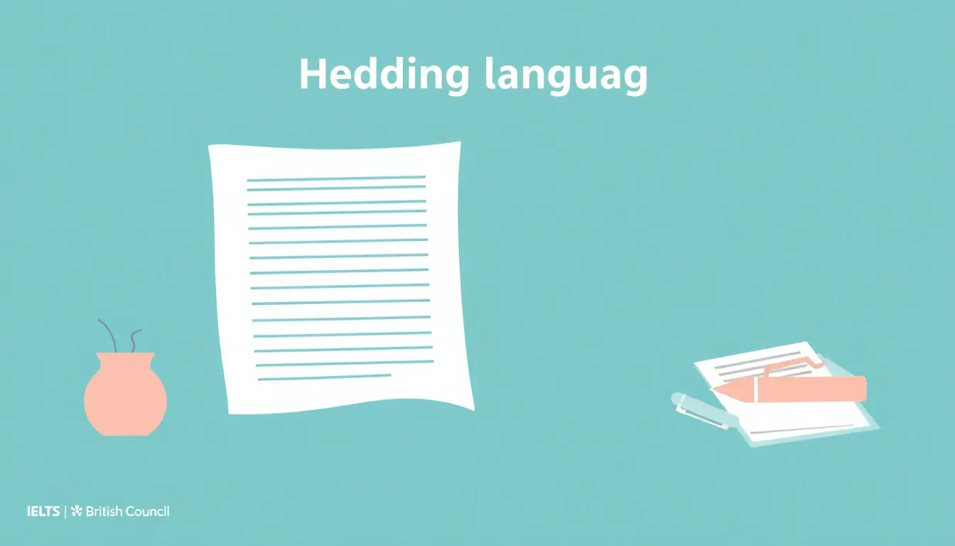 Hedging language
