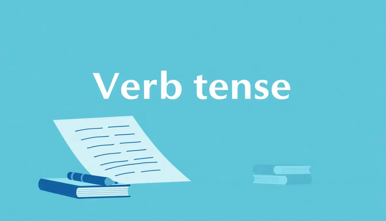 Verb tense